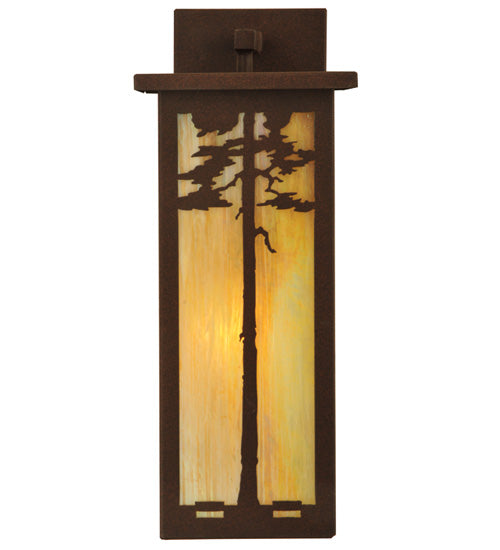 Meyda Tiffany Lighting 79918 Tamarack One Light Wall Sconce Outdoor Bronze / Dark