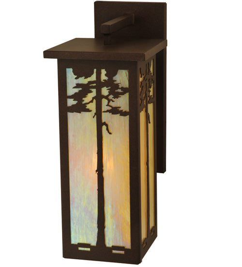 Meyda Tiffany Lighting 79918 Tamarack One Light Wall Sconce Outdoor Bronze / Dark