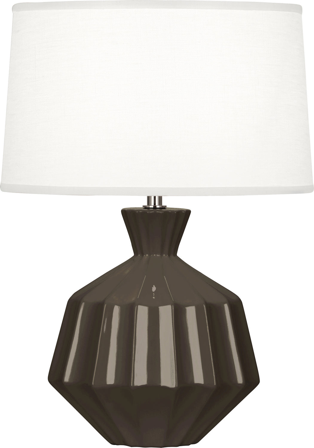 Robert Abbey Lighting TE989 Orion Lamp Brown Tea Glazed