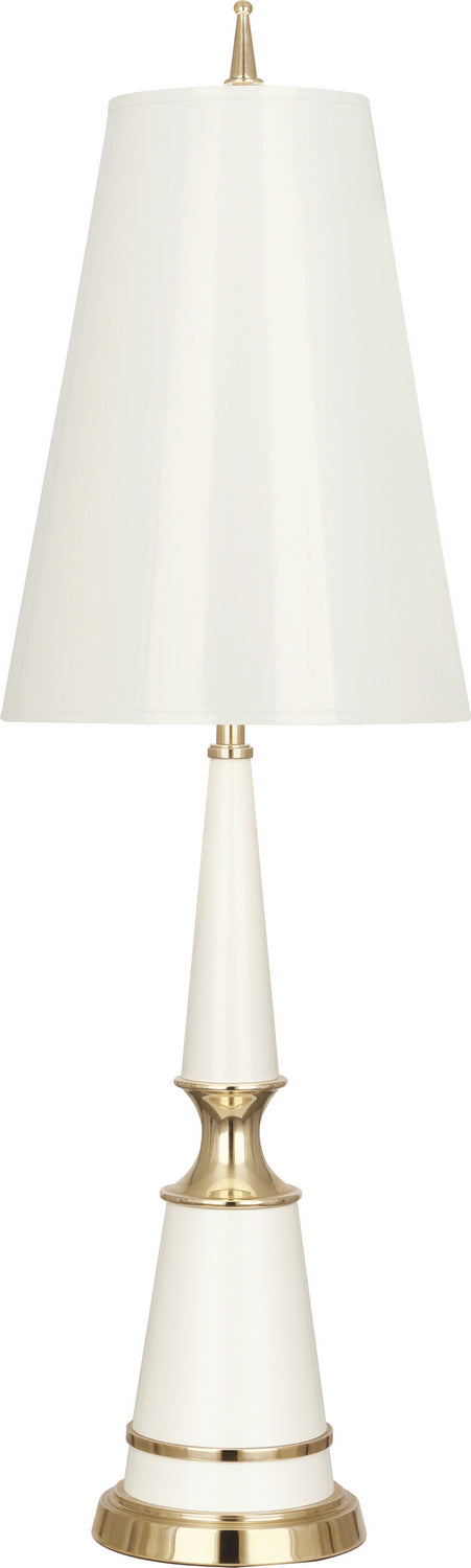Robert Abbey Lighting W901 Jonathan Adler Versailles Lamp Lily Lacquered Paint W/Modern Brass