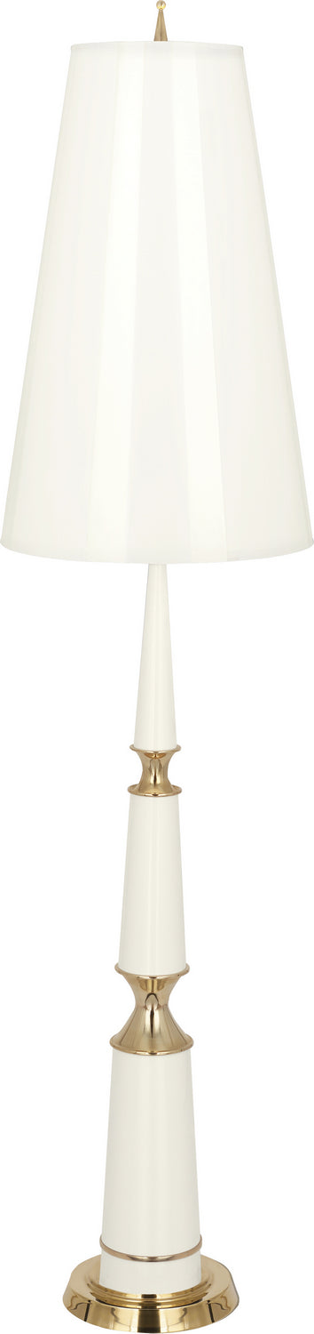 Robert Abbey Lighting W902 Jonathan Adler Versailles Lamp Lily Lacquered Paint W/Modern Brass