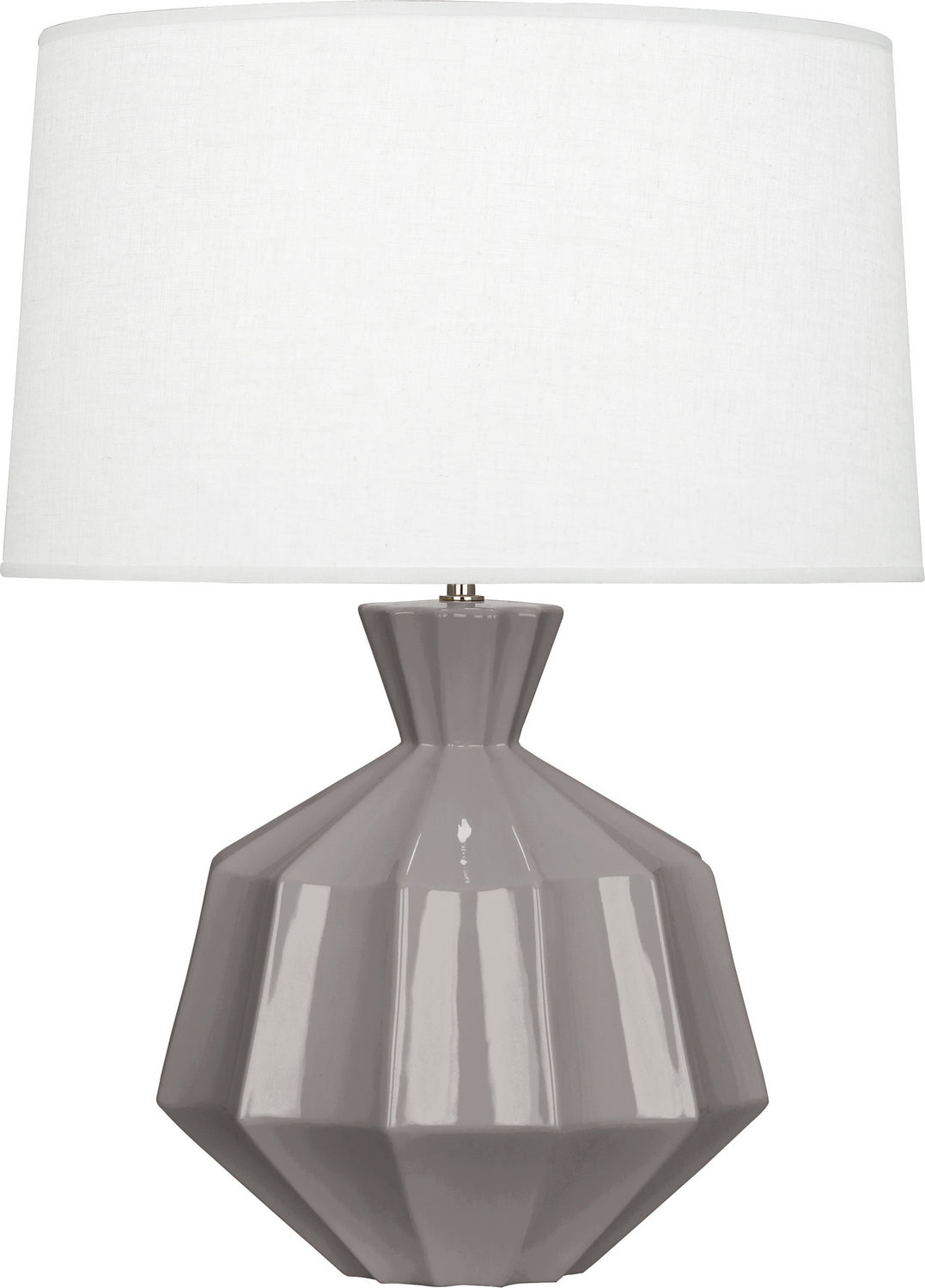 Robert Abbey Lighting ST999 Orion Lamp Smoky Taupe Glazed