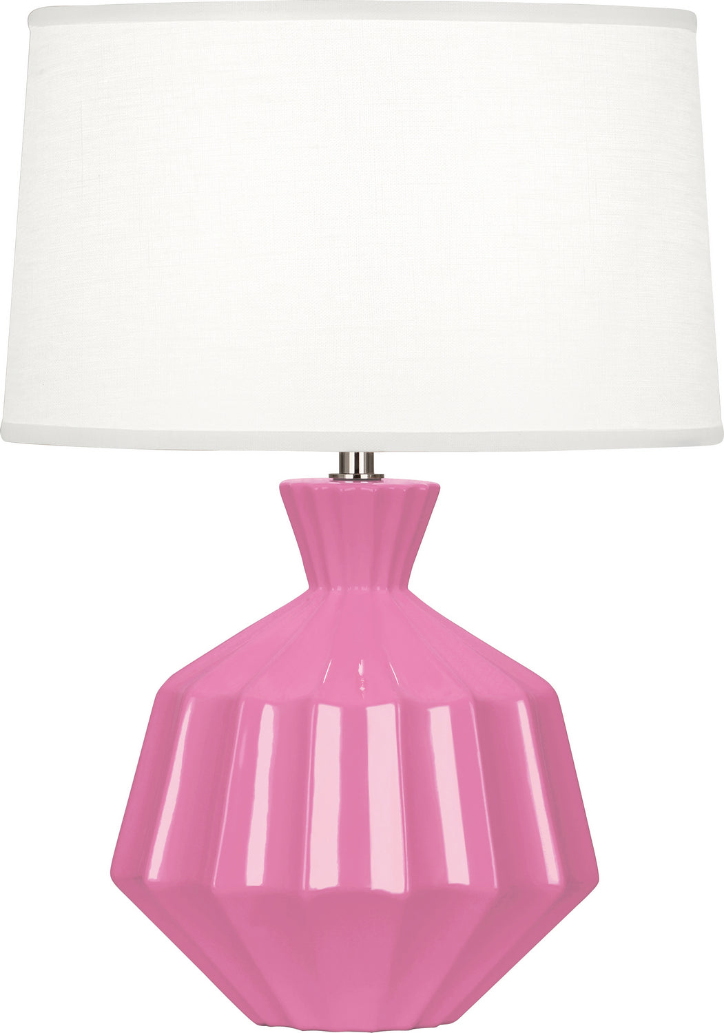 Robert Abbey Lighting SP989 Orion Lamp Schiaparelli Pink Glazed