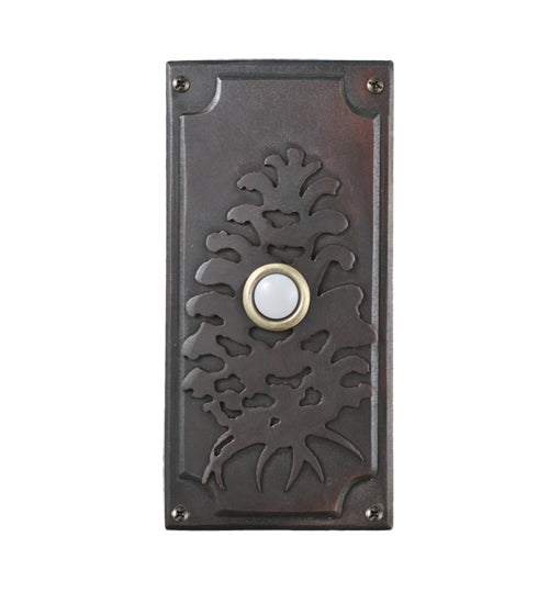 Meyda Tiffany Lighting 79966 Spruce Pine Door Bell Cover Decor Bronze / Dark