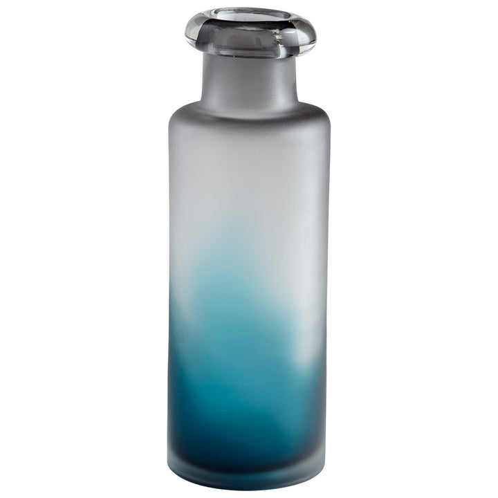 Cyan 07306 Vases & Planters - Blue/Clear