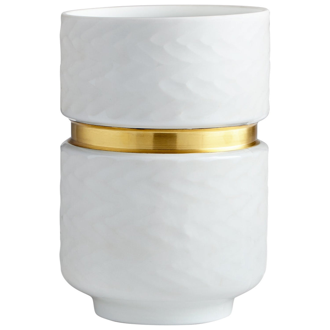 Cyan 07329 Vases & Planters - White