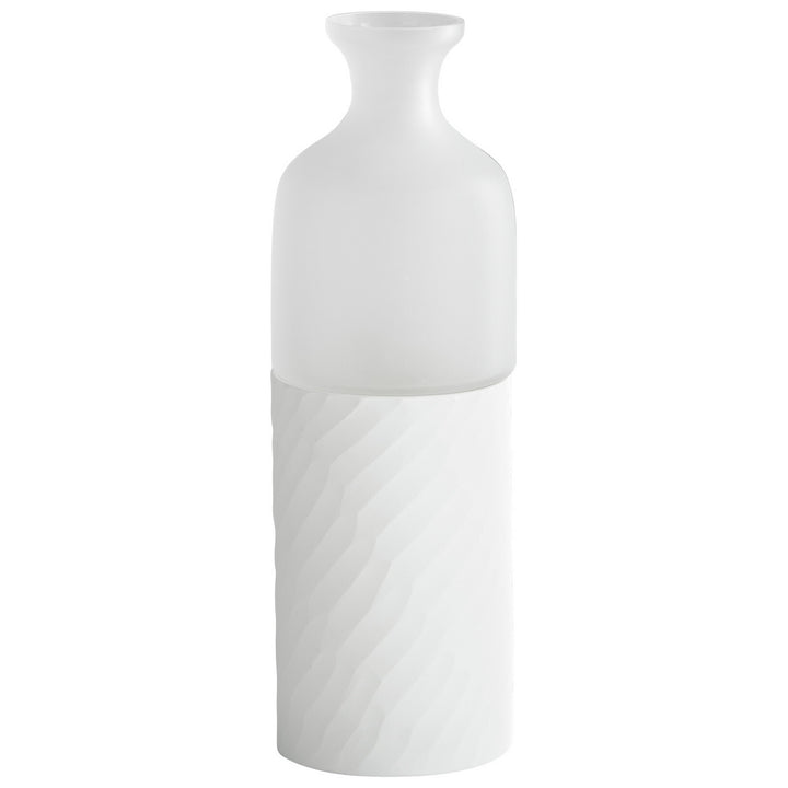 Cyan 07368 Vases & Planters - Clear And White