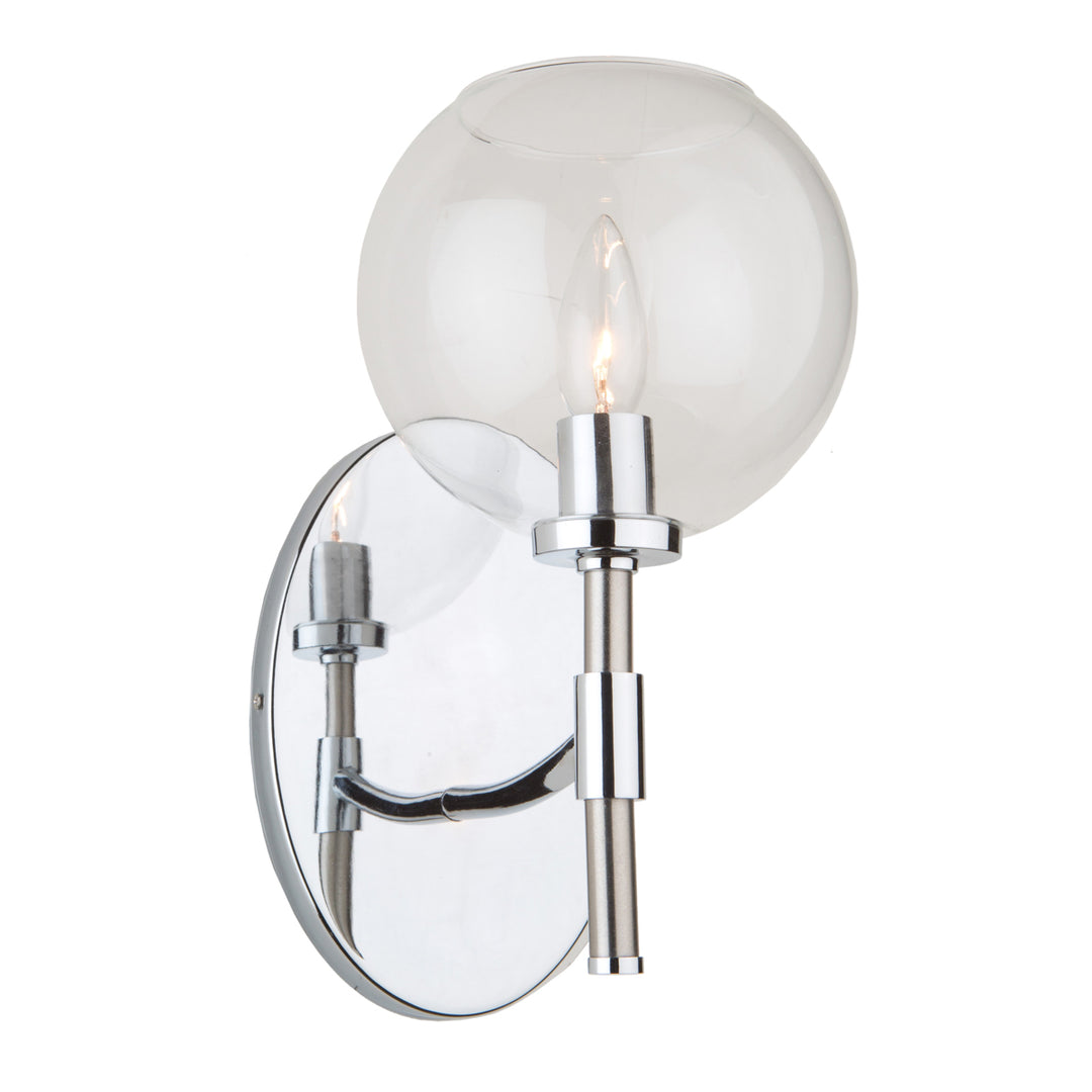 Artcraft Hamilton SC13121CB Wall Light - Chrome & Brushed Nickel