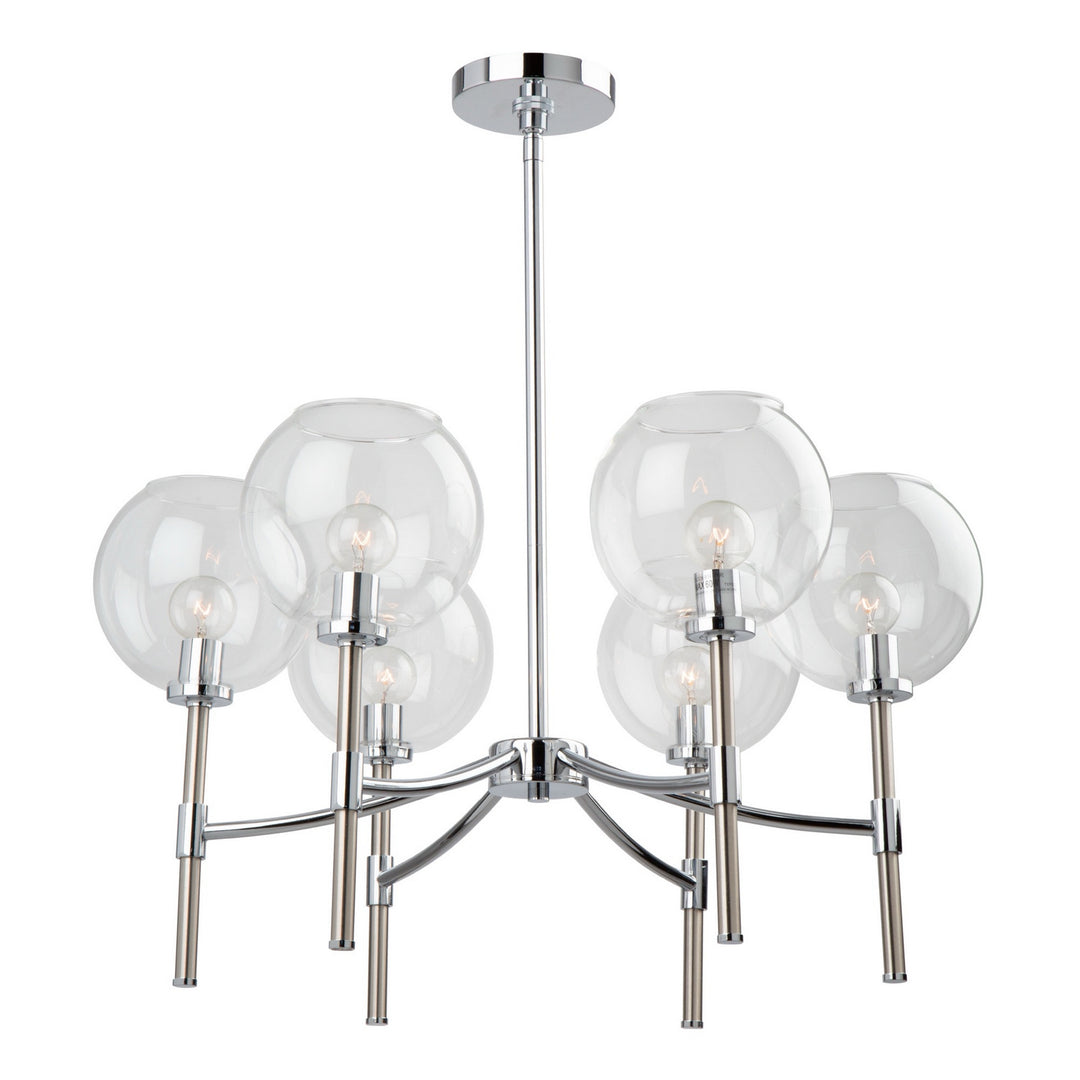 Artcraft Hamilton SC13126CB Chandelier Light - Chrome & Brushed Nickel