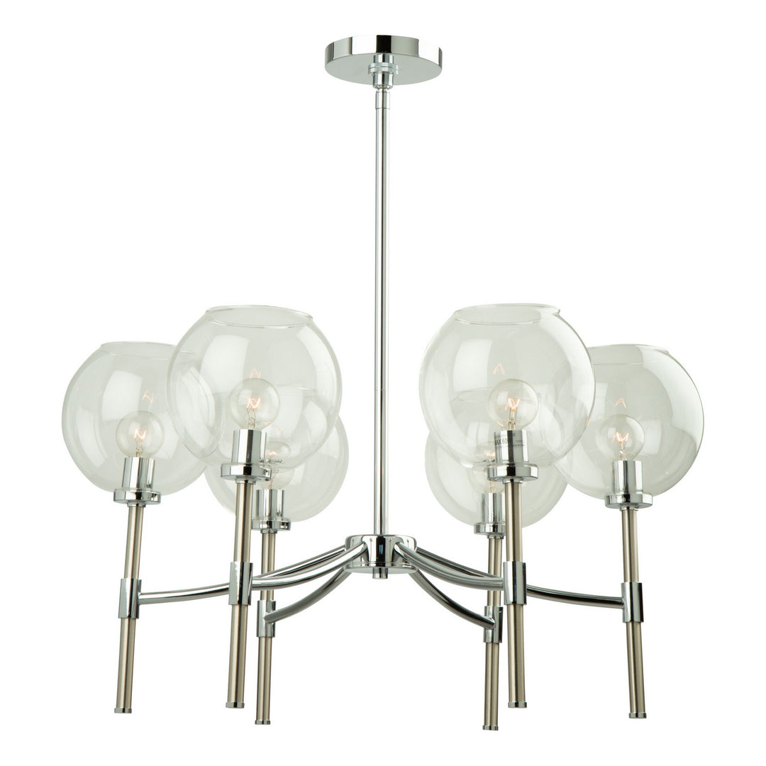 Artcraft Hamilton SC13126CB Chandelier Light - Chrome & Brushed Nickel