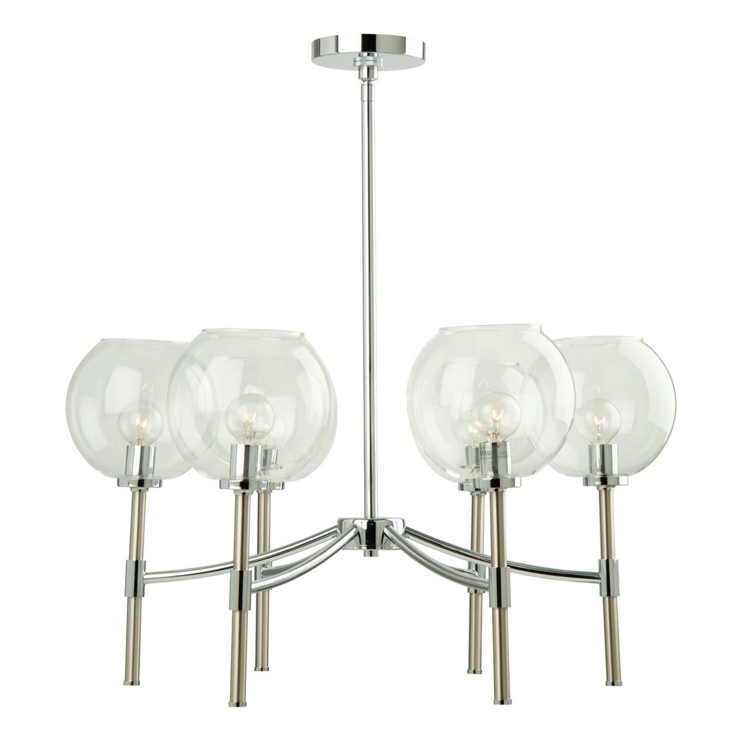 Artcraft Hamilton SC13126CB Chandelier Light - Chrome & Brushed Nickel