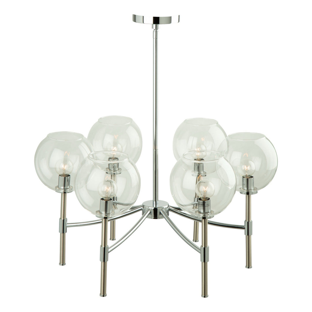 Artcraft Hamilton SC13126CB Chandelier Light - Chrome & Brushed Nickel