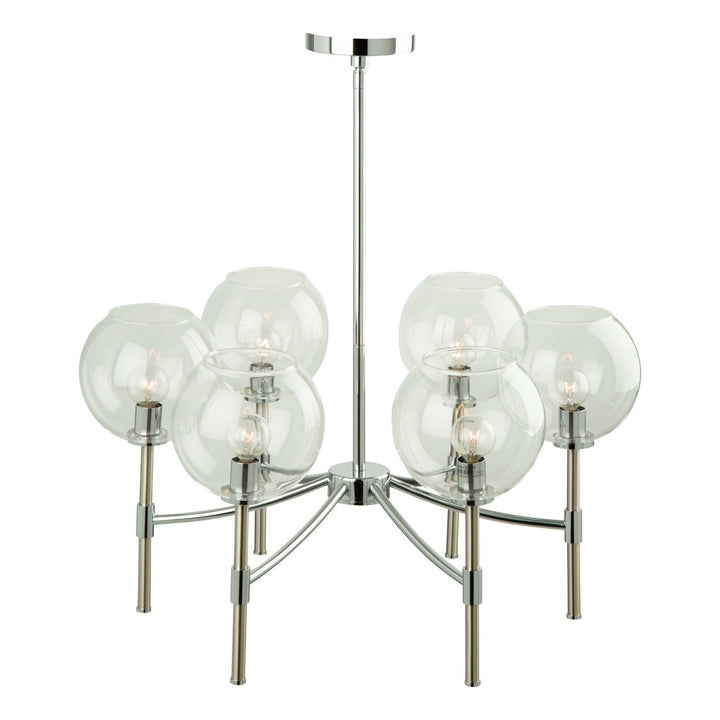 Artcraft Hamilton SC13126CB Chandelier Light - Chrome & Brushed Nickel