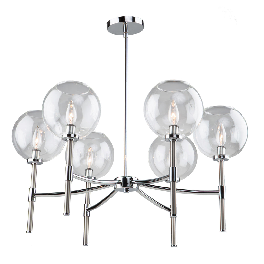 Artcraft Hamilton SC13126CB Chandelier Light - Chrome & Brushed Nickel