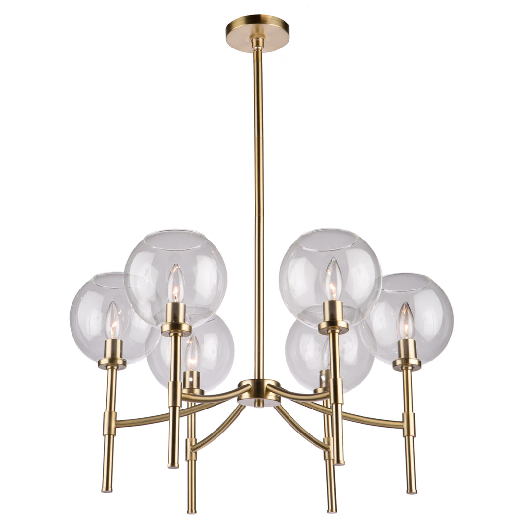 Artcraft Hamilton SC13126SB Chandelier Light - Satin Brass