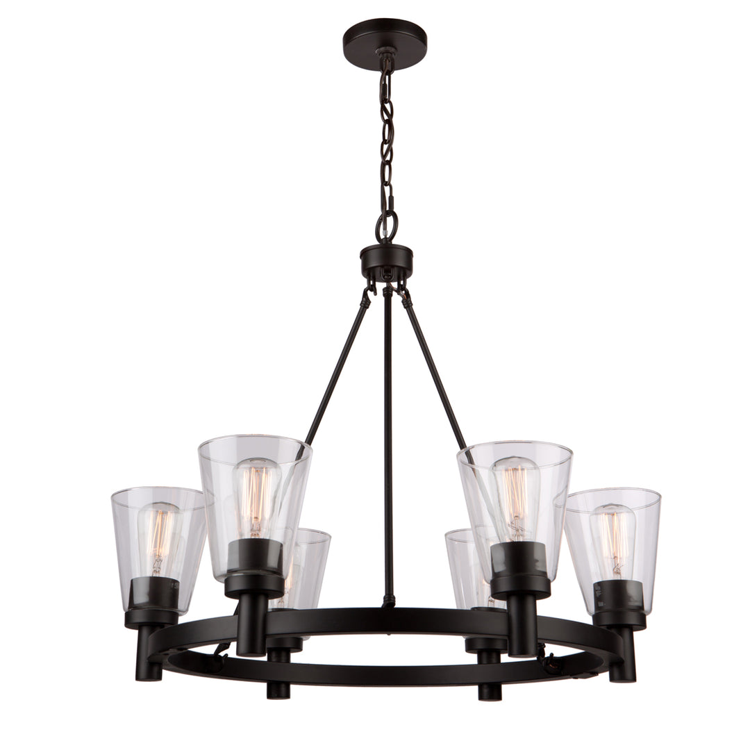 Artcraft Clarence AC10766OB Chandelier Light - Oil Rubbed Bronze