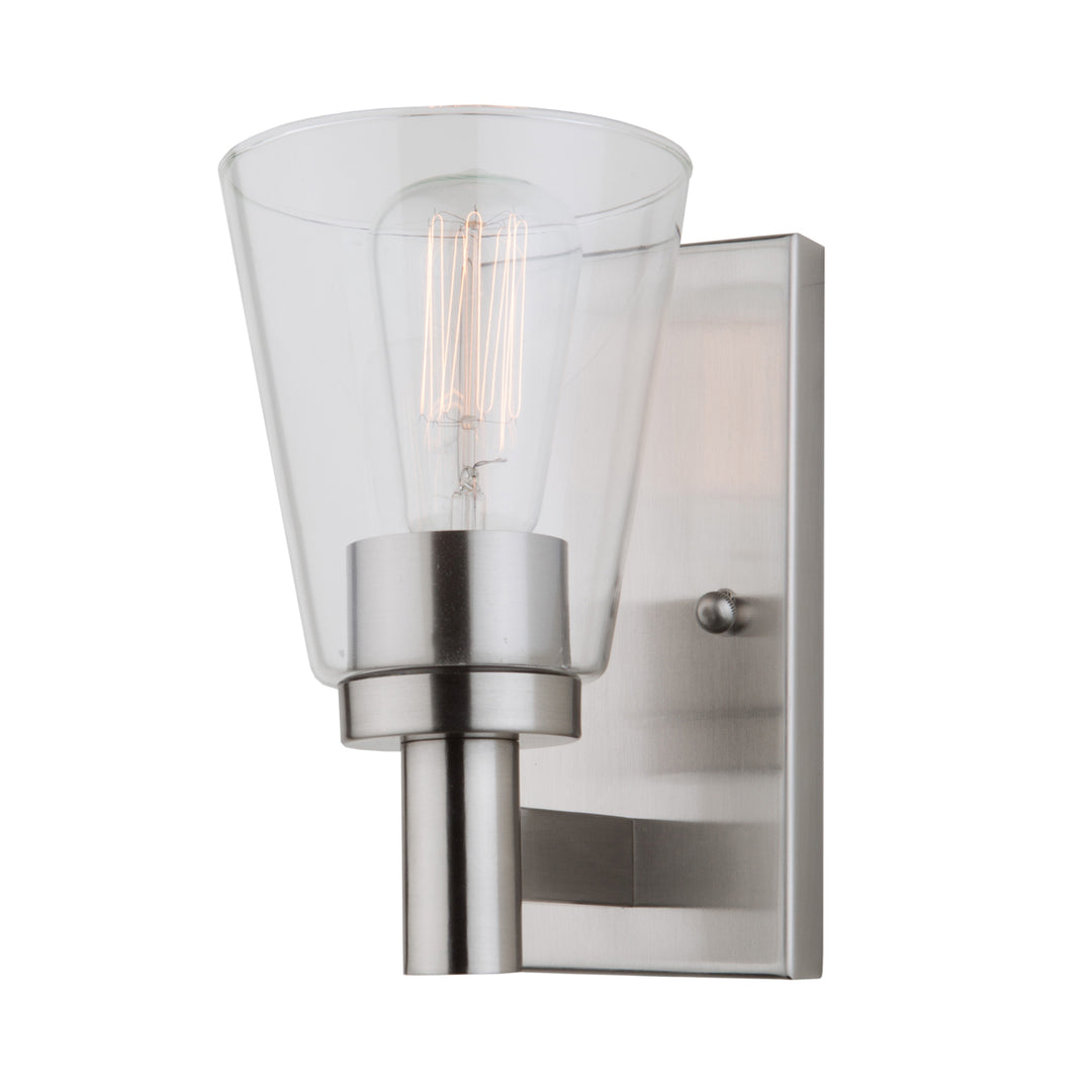 Artcraft Clarence AC10767BN Wall Light - Brushed Nickel