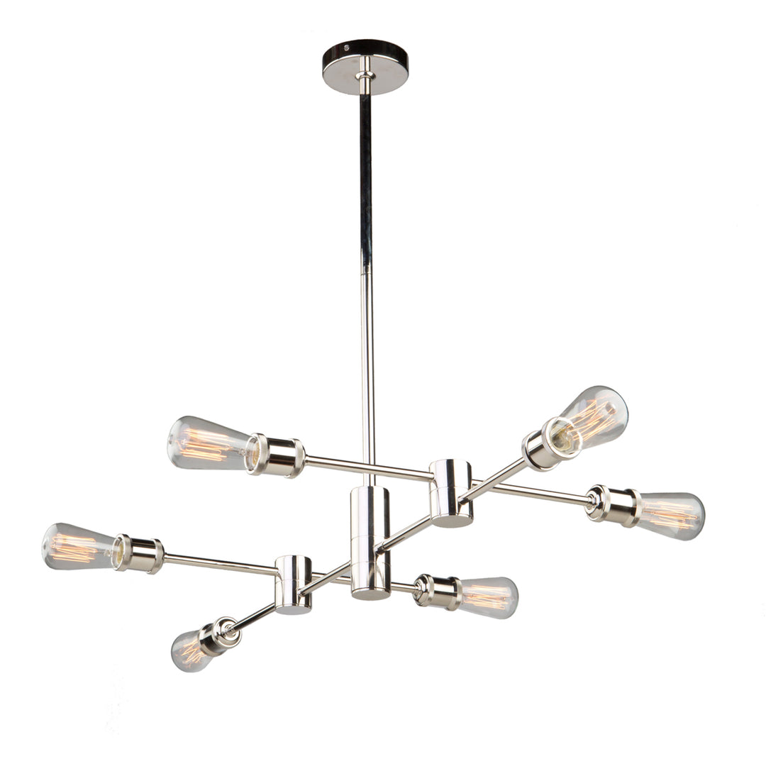 Artcraft Tribeca AC10786PN Pendant Light - Polished Nickel