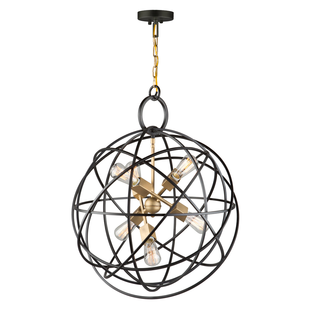 Artcraft Orbit AC10956 Chandelier Light - Oil Rubbed Bronze