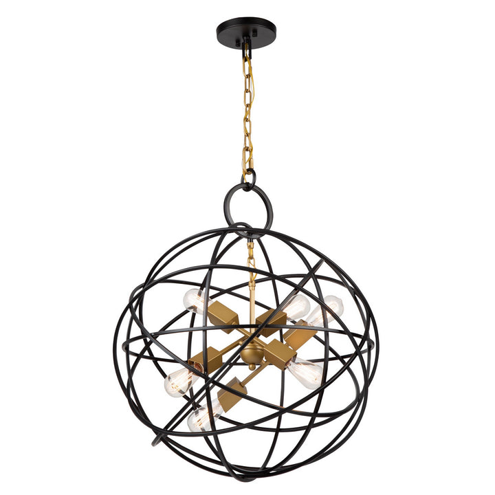 Artcraft Orbit AC10957 Chandelier Light - Oil Rubbed Bronze