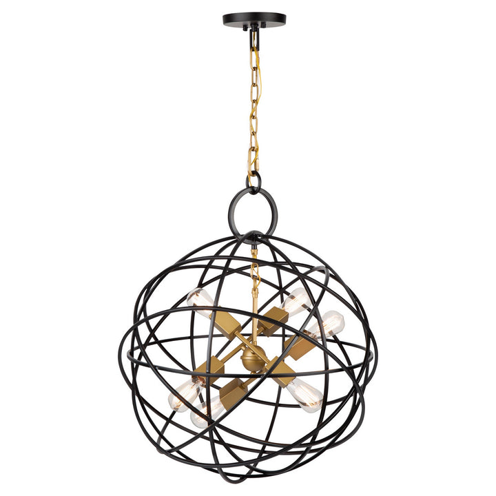 Artcraft Orbit AC10957 Chandelier Light - Oil Rubbed Bronze