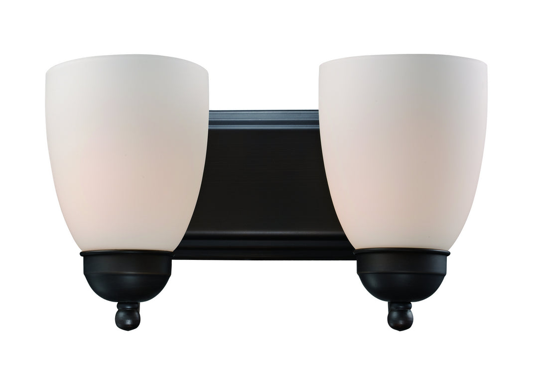 Trans Globe Imports Clayton 3502-1 ROB Bath Vanity Light 14 in. wide - Rubbed Oil Bronze