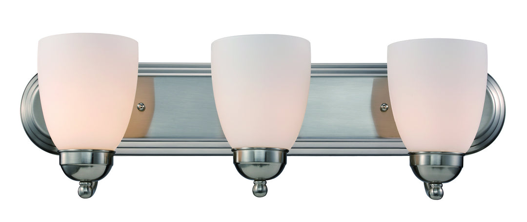 Trans Globe Imports Clayton 3503-1 BN Bath Vanity Light 24 in. wide - Brushed Nickel