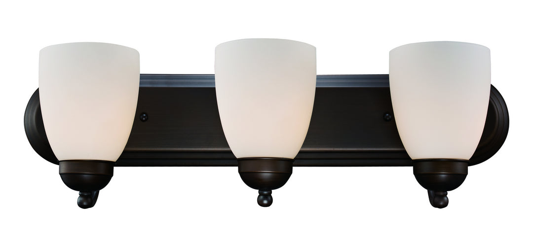 Trans Globe Imports Clayton 3503-1 ROB Bath Vanity Light 24 in. wide - Rubbed Oil Bronze