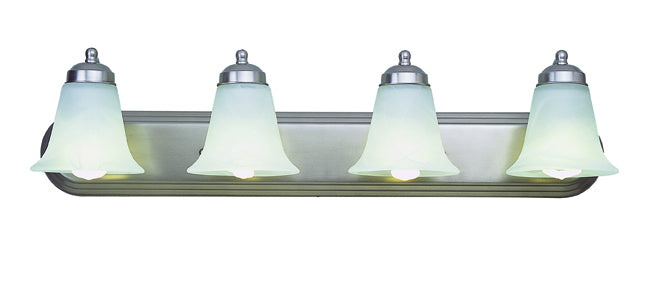 Trans Globe Imports Rusty 3504 BN Bath Vanity Light 30 in. wide - Brushed Nickel