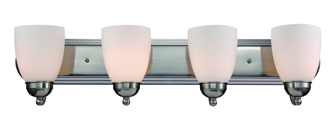 Trans Globe Imports Clayton 3504-1 BN Bath Vanity Light 30 in. wide - Brushed Nickel