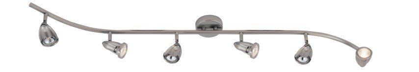 Trans Globe Imports Stingray W-466-6 BN Ceiling Light - Brushed Nickel