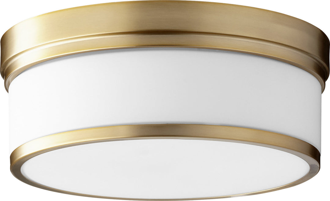 Quorum Celeste 3509-14-80 Ceiling Light - Aged Brass