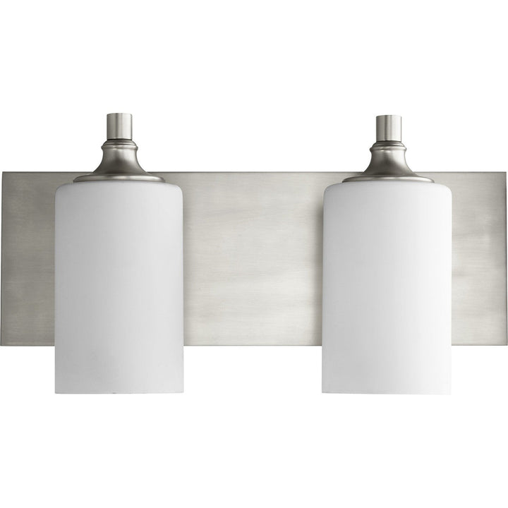Quorum Celeste 5009-2-65 Bath Vanity Light 17 in. wide - Satin Nickel