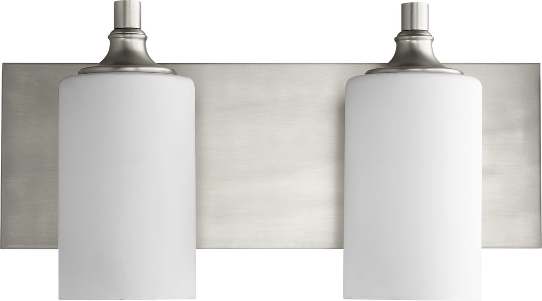 Quorum Celeste 5009-2-65 Bath Vanity Light 17 in. wide - Satin Nickel
