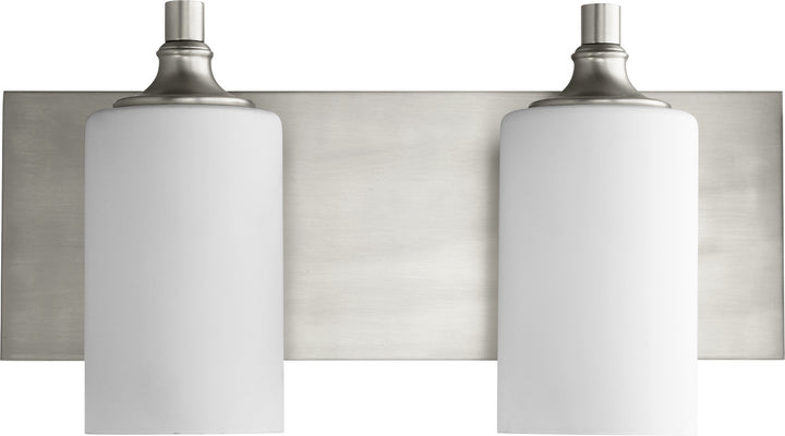 Quorum Celeste 5009-2-65 Bath Vanity Light 17 in. wide - Satin Nickel
