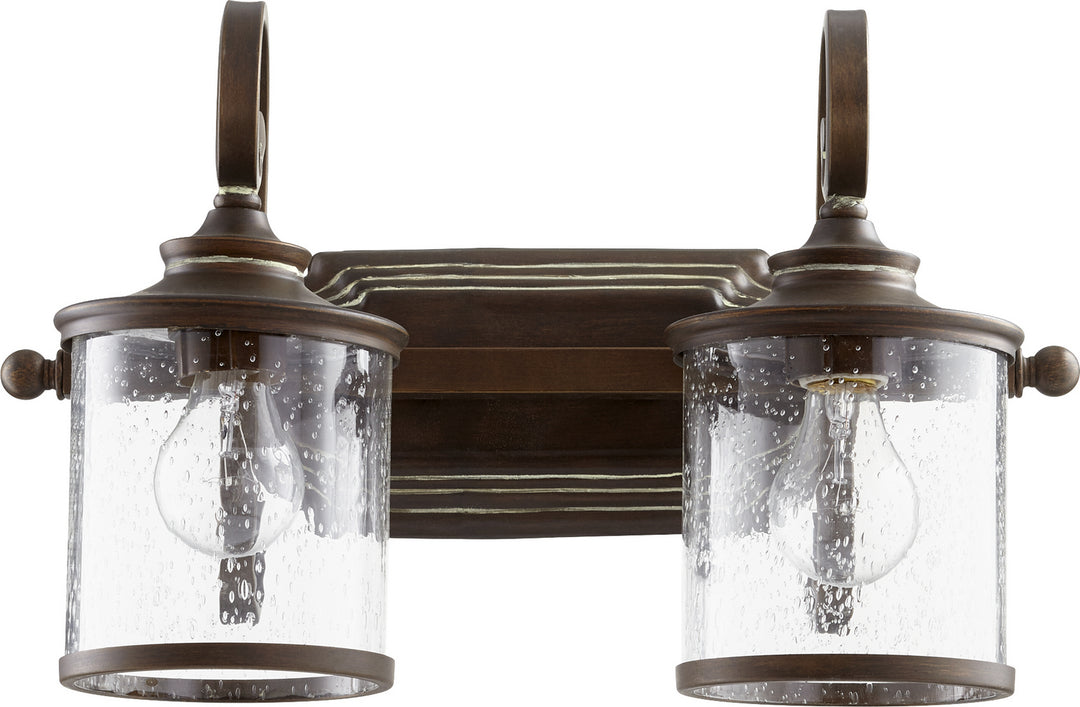 Quorum San Miguel 5073-2-39 Bath Vanity Light 18 in. wide - Vintage Copper