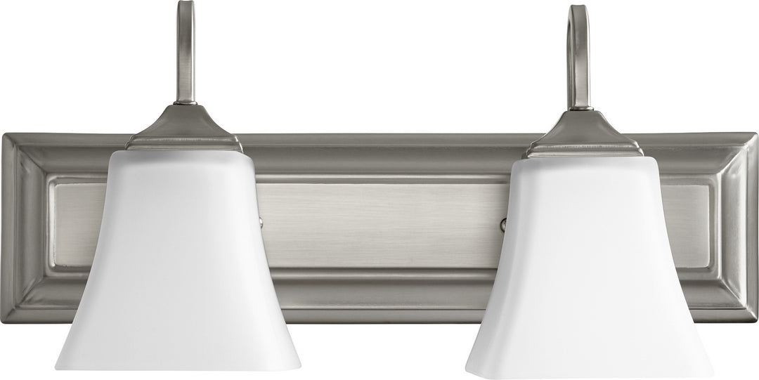 Quorum 5104 Vanities 5104-2-65 Bath Vanity Light 18 in. wide - Satin Nickel
