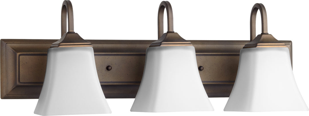 Quorum 5104 Vanities 5104-3-86 Bath Vanity Light 24 in. wide - Oiled Bronze, Black/Black/