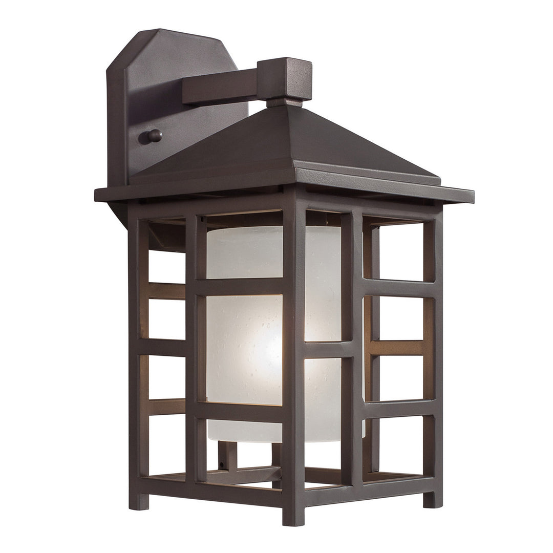 Forte Lighting 1148-01-32  One Light Outdoor Lantern Outdoor Bronze / Dark