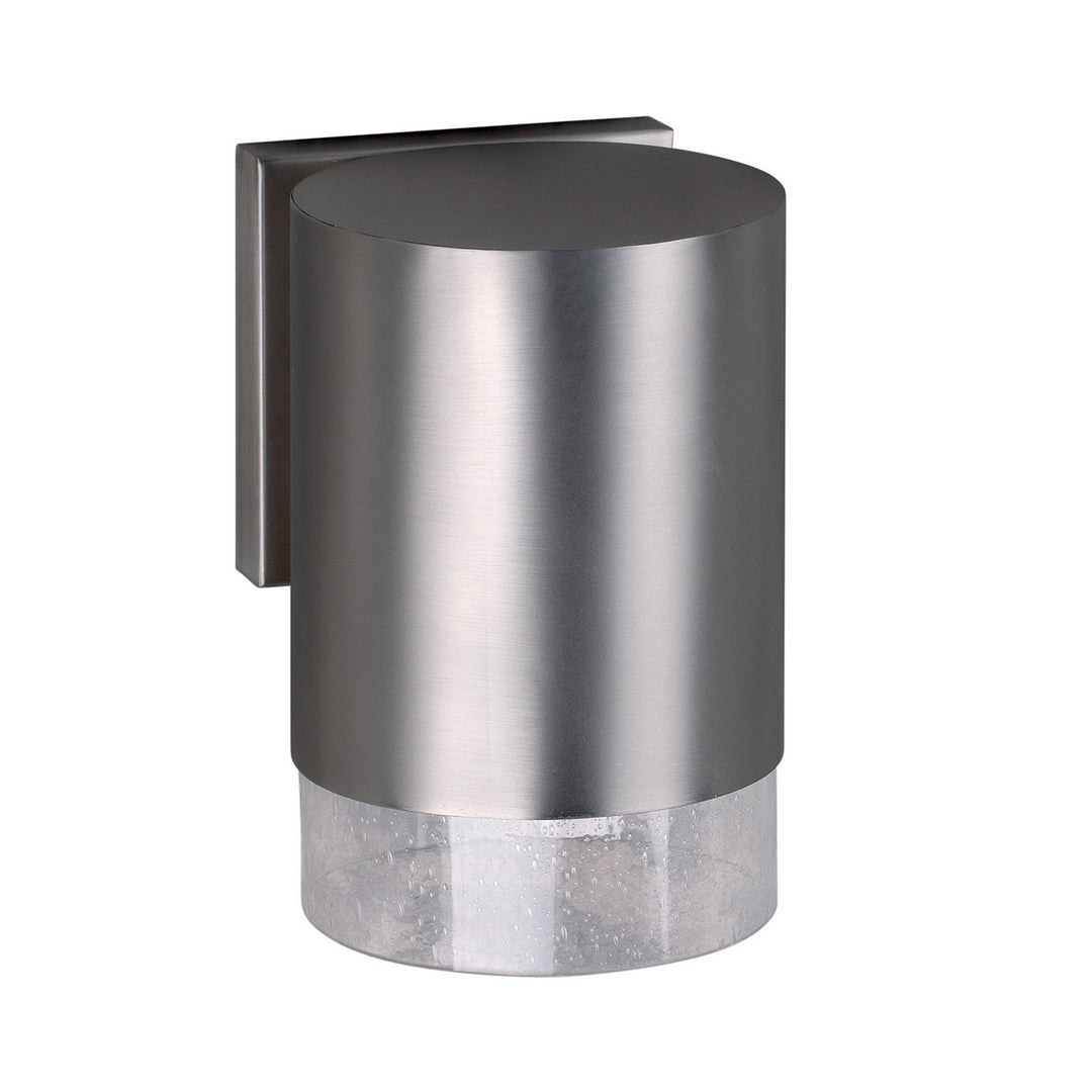 Forte Lighting 1153-01-55DS  One Light Outdoor Lantern Outdoor Pewter, Nickel, Silver