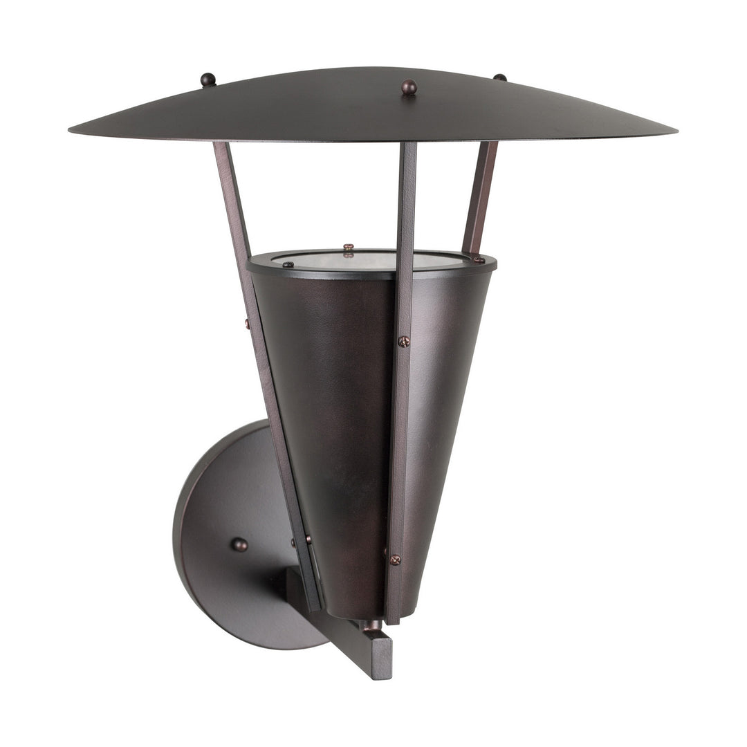 Forte Lighting 1160-01-32  One Light Outdoor Lantern Outdoor Bronze / Dark