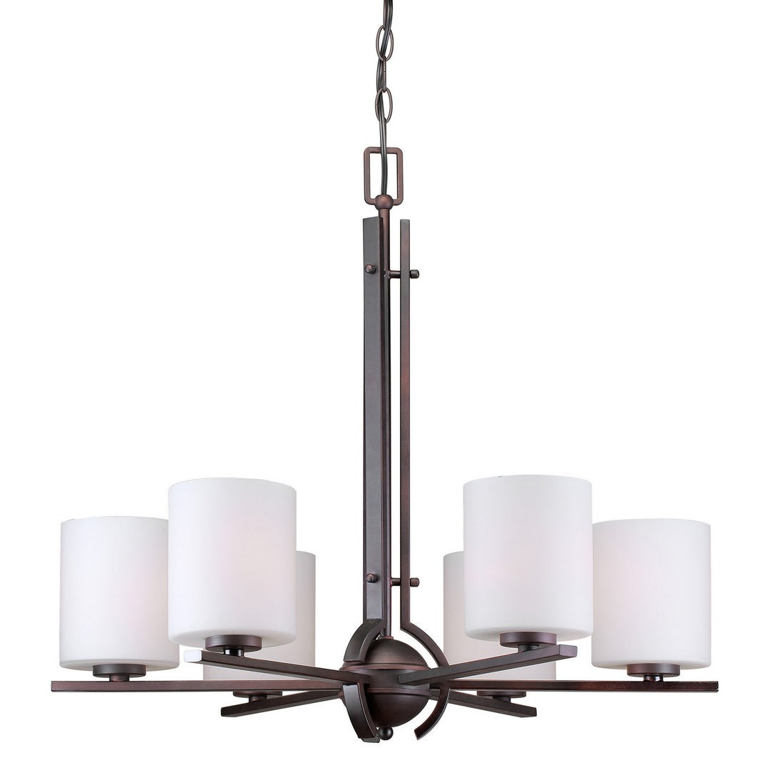 Forte 2602-06-32 Chandelier Light - Antique Bronze