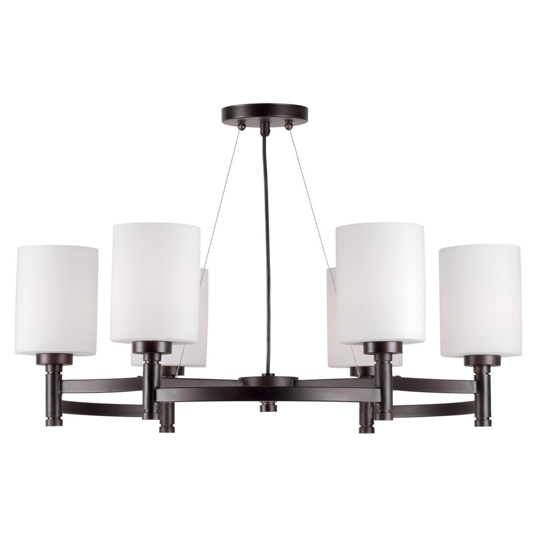 Forte 2613-06-32 Chandelier Light - Antique Bronze