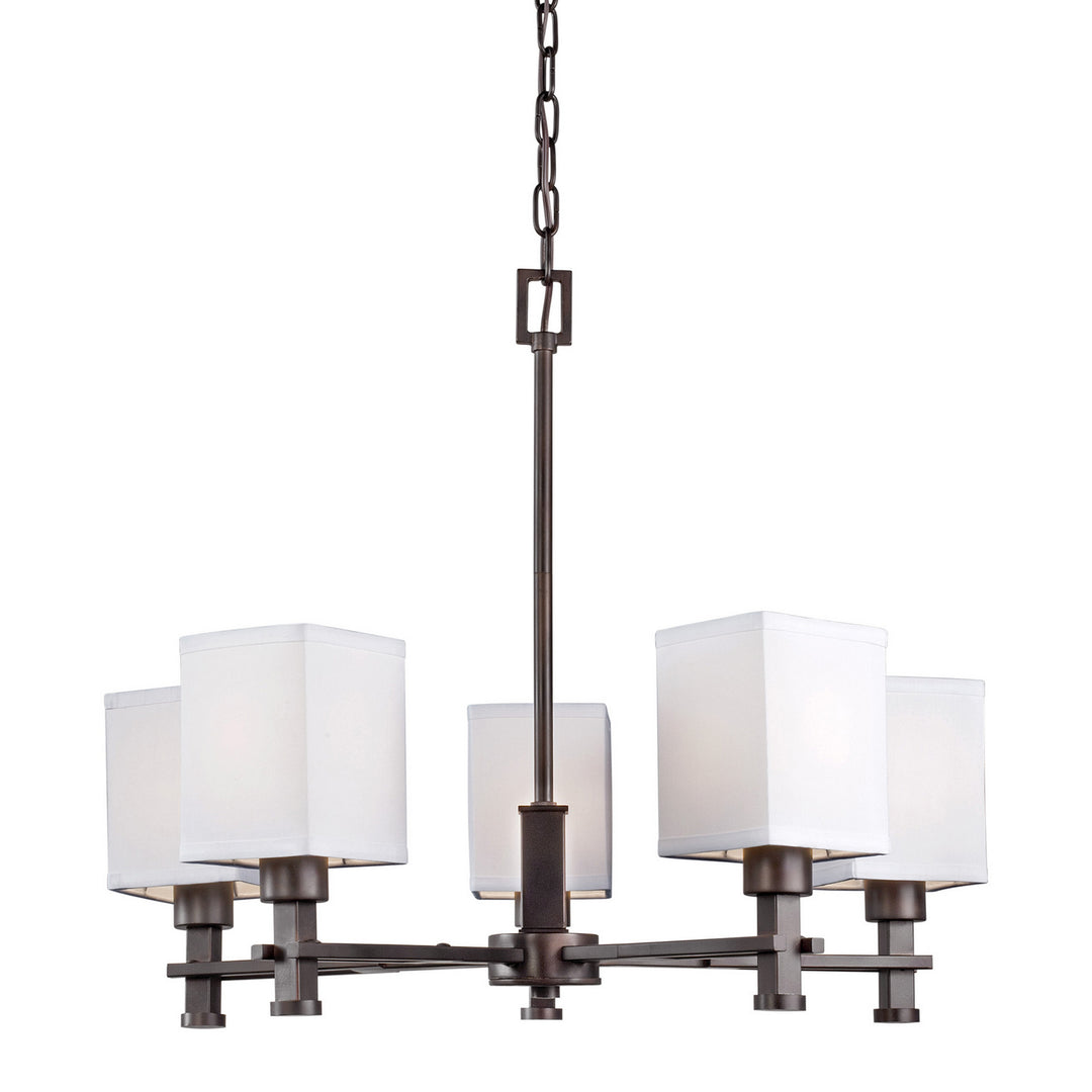 Forte 2622-05-32 Chandelier Light - Antique Bronze