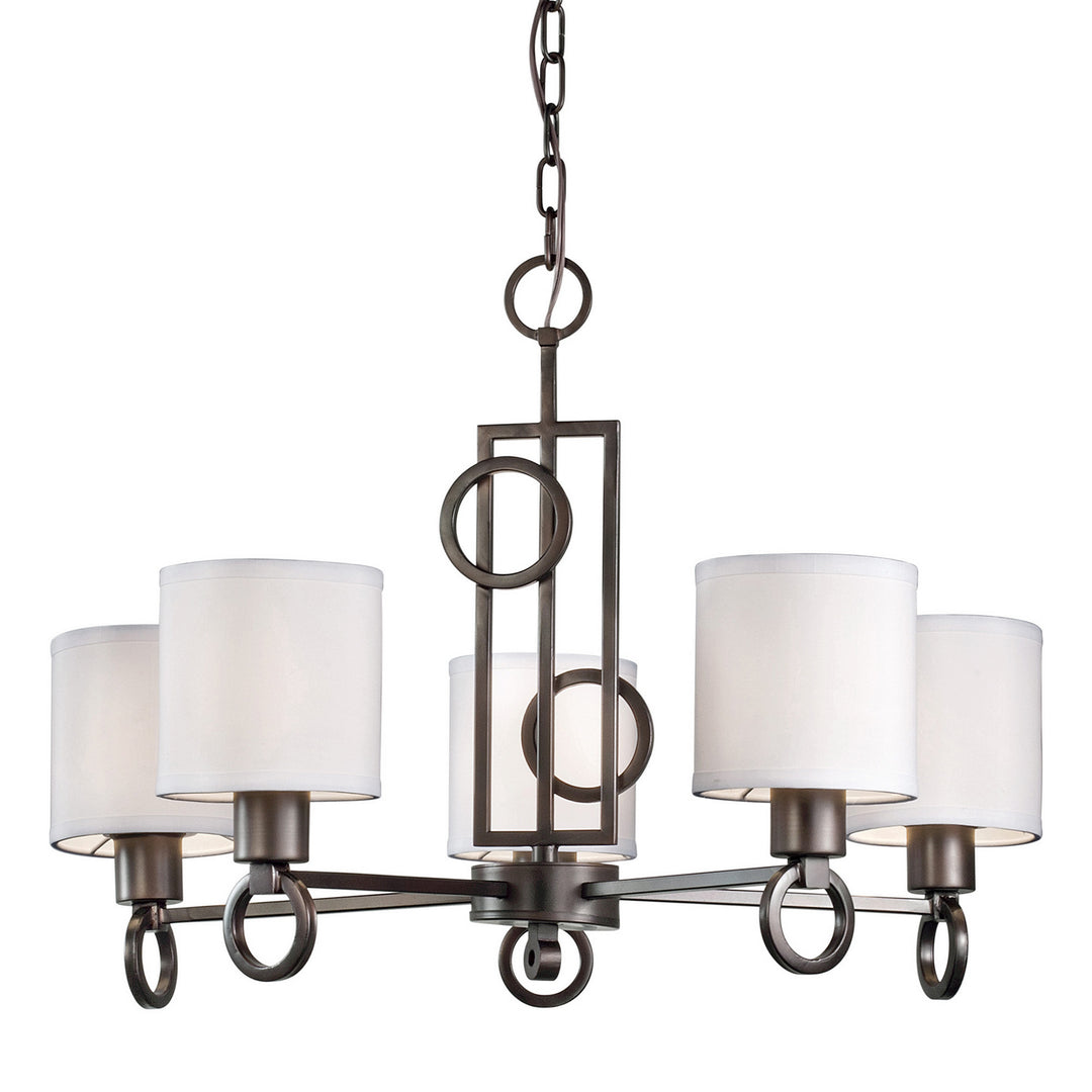 Forte 2627-05-32 Chandelier Light - Antique Bronze