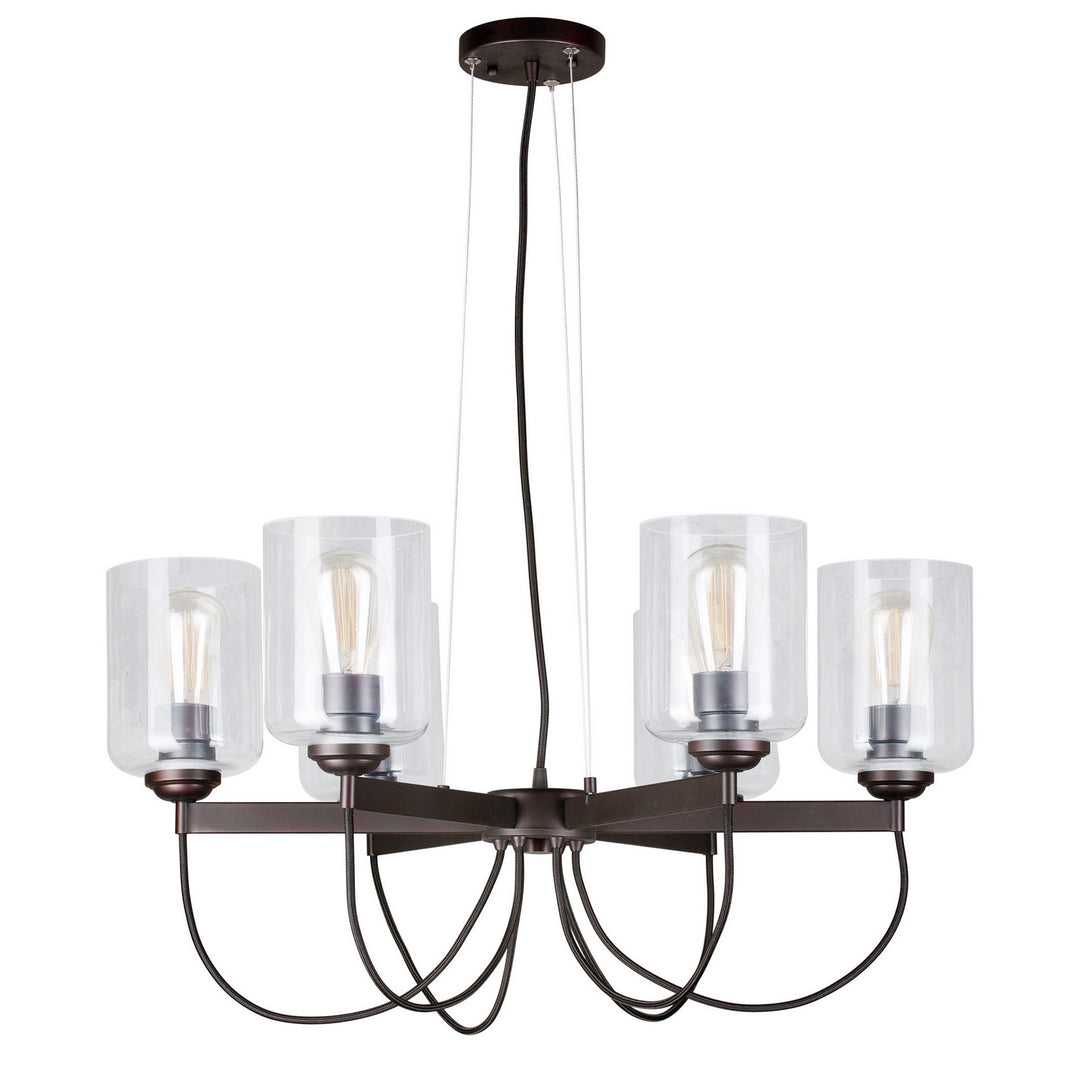 Forte 2630-06-32 Chandelier Light - Antique Bronze