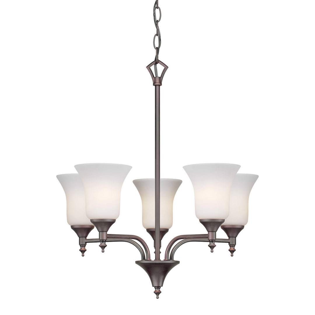 Forte 2638-05-32 Chandelier Light - Antique Bronze