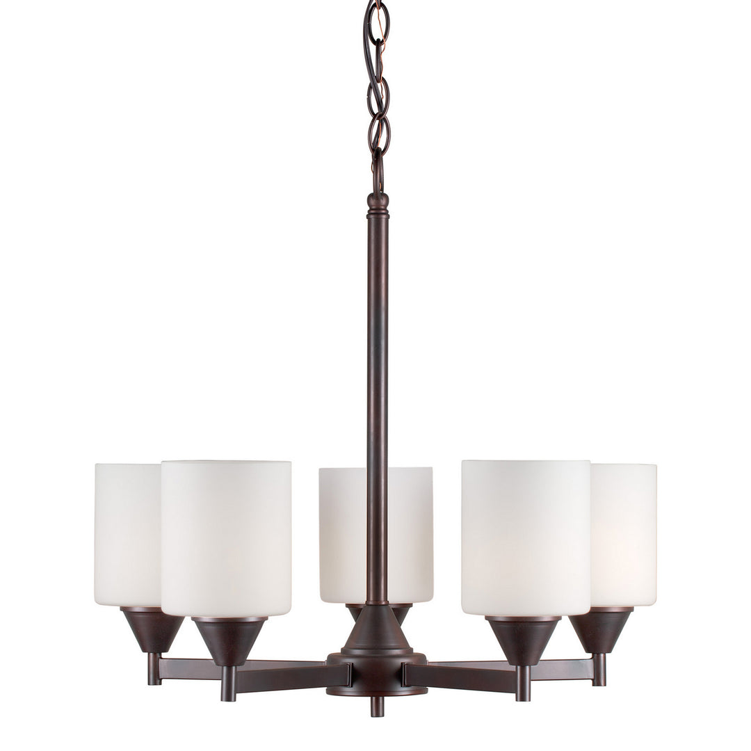 Forte 2643-05-32 Chandelier Light - Antique Bronze