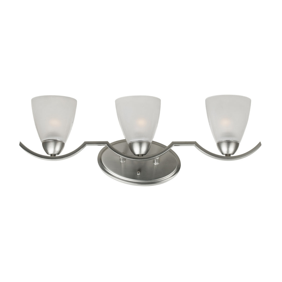 Forte 5081-03-55 Bath Vanity Light 25 in. wide - Brushed Nickel