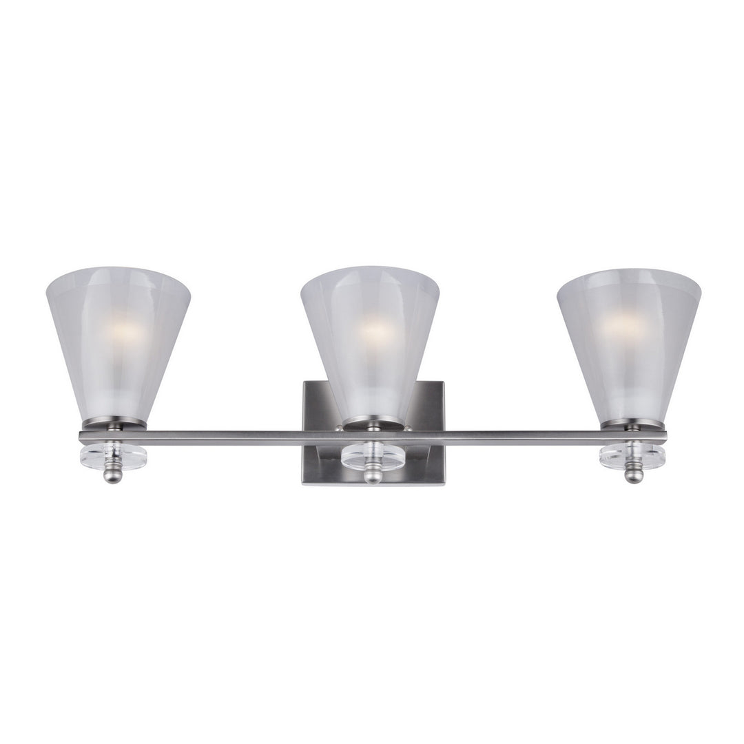 Forte 5132-03-55 Bath Vanity Light 26 in. wide - Brushed Nickel